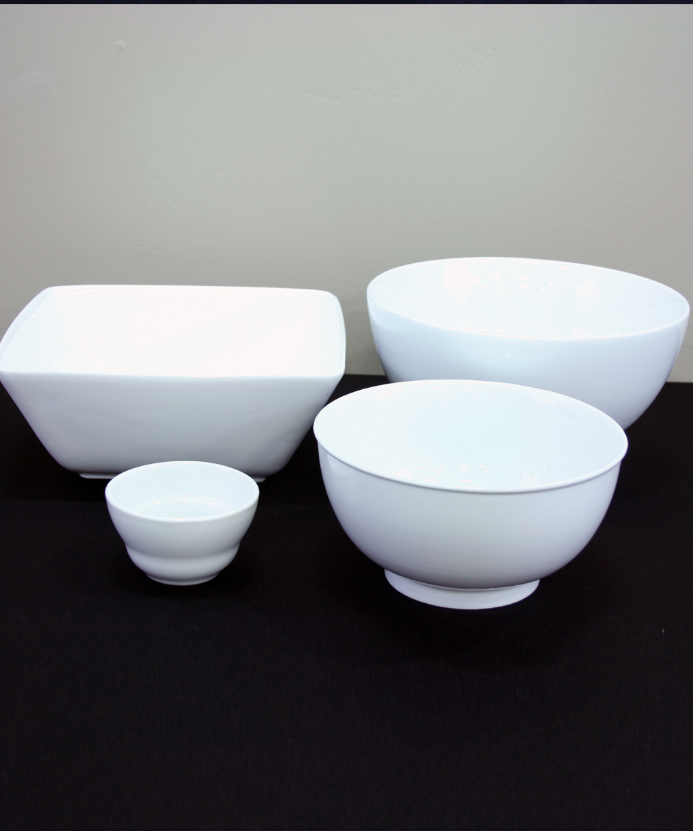 White China Serving Bowls